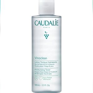 NWT Caudalie Vinoclean Moisturizing Toner Organic Rose Water Full Size 6.7 oz.